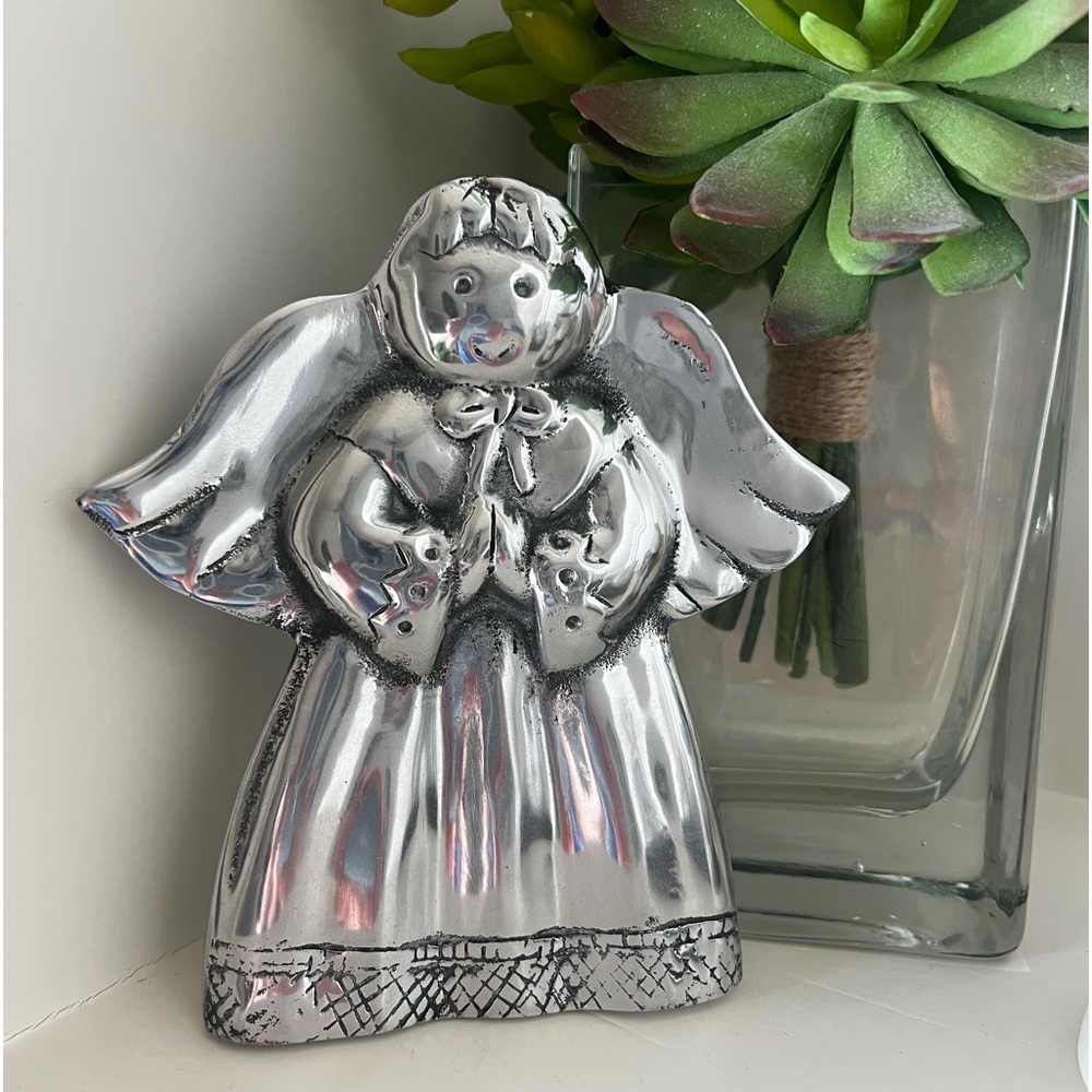 Vintage Pewter Angel from Mexico